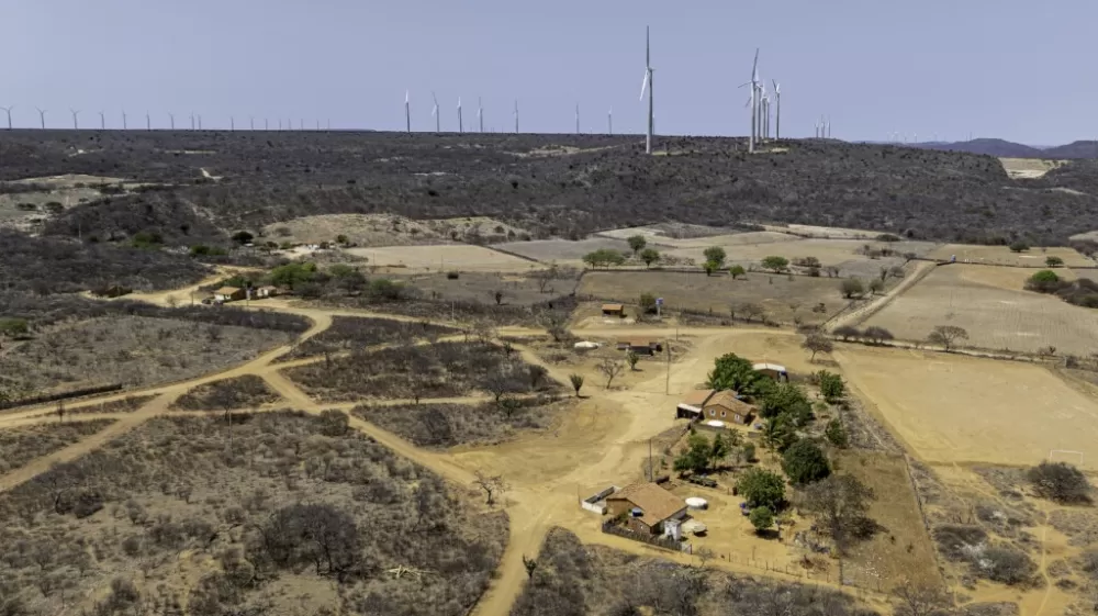 Parte da comunidade quilombola Lagoa, que fica entre os municípios piauienses Queimada Nova e Lagoa do Barro do Piauí (Foto: Thomas Bauer)