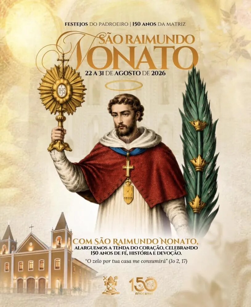 Igreja Catedral de São Raimundo Nonato celebra 150 anos de história