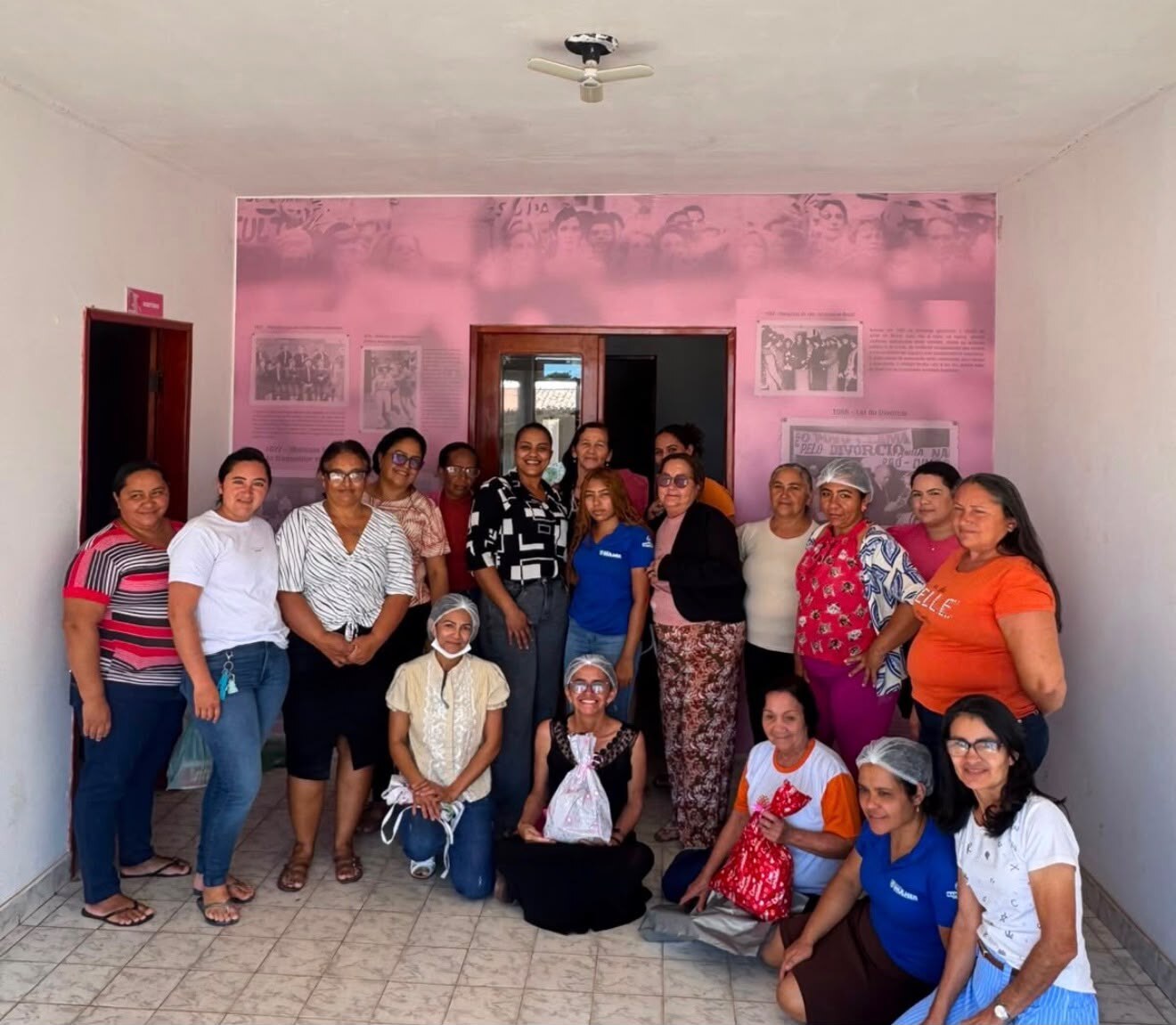 Participantes do curso de culinária regional em Marcolândia celebram a conclusão das atividades práticas — Foto: Divulgação