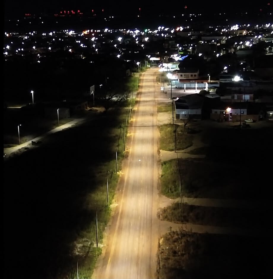 Marcolândia finaliza nova iluminação pública nos acessos pela rodovia PI-142