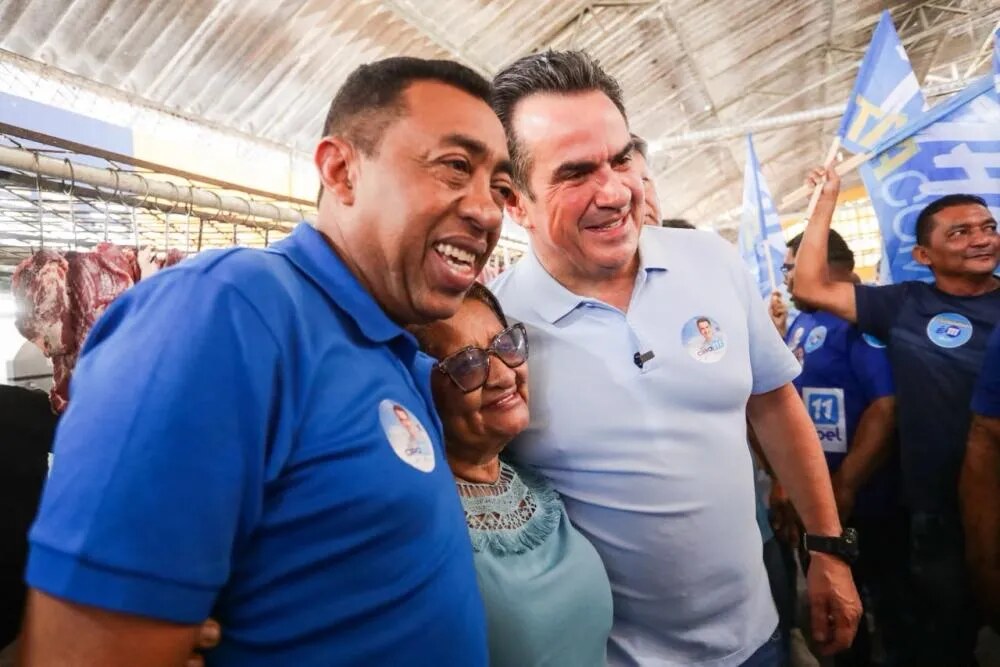Joel Rodrigues e Ciro Nogueira iniciam campanha no Mercado do Parque Piauí