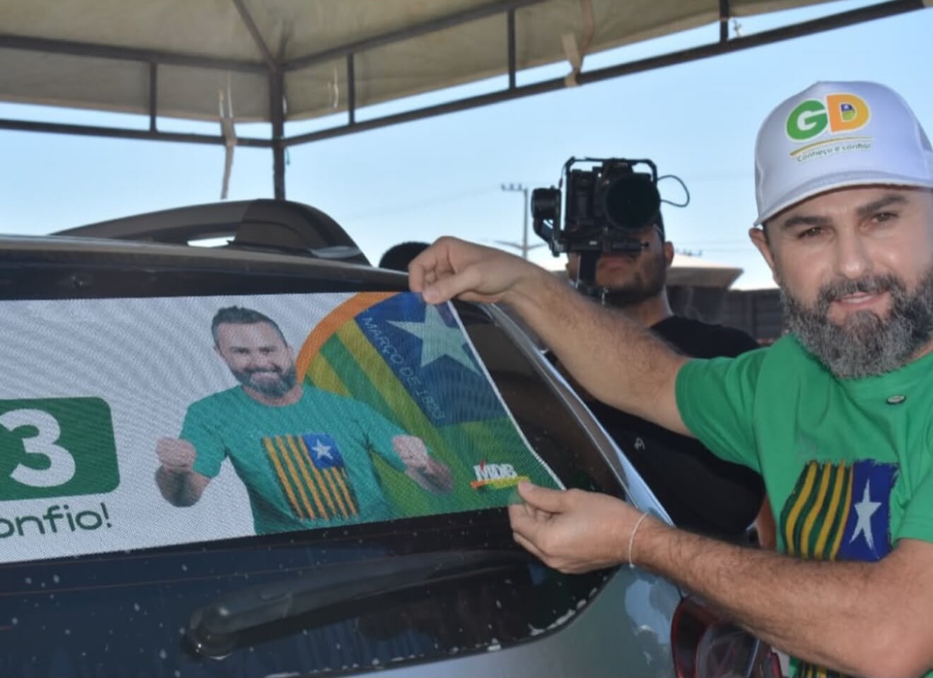 GD Oliveira promove adesivaço de campanha nesta sexta-feira em Paulistana