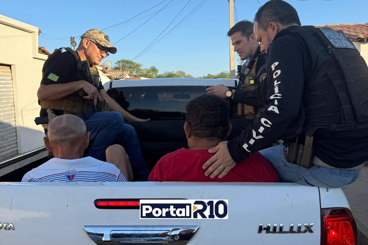 Operação contra o tráfico de drogas prende quatro pessoas em São João do Piauí