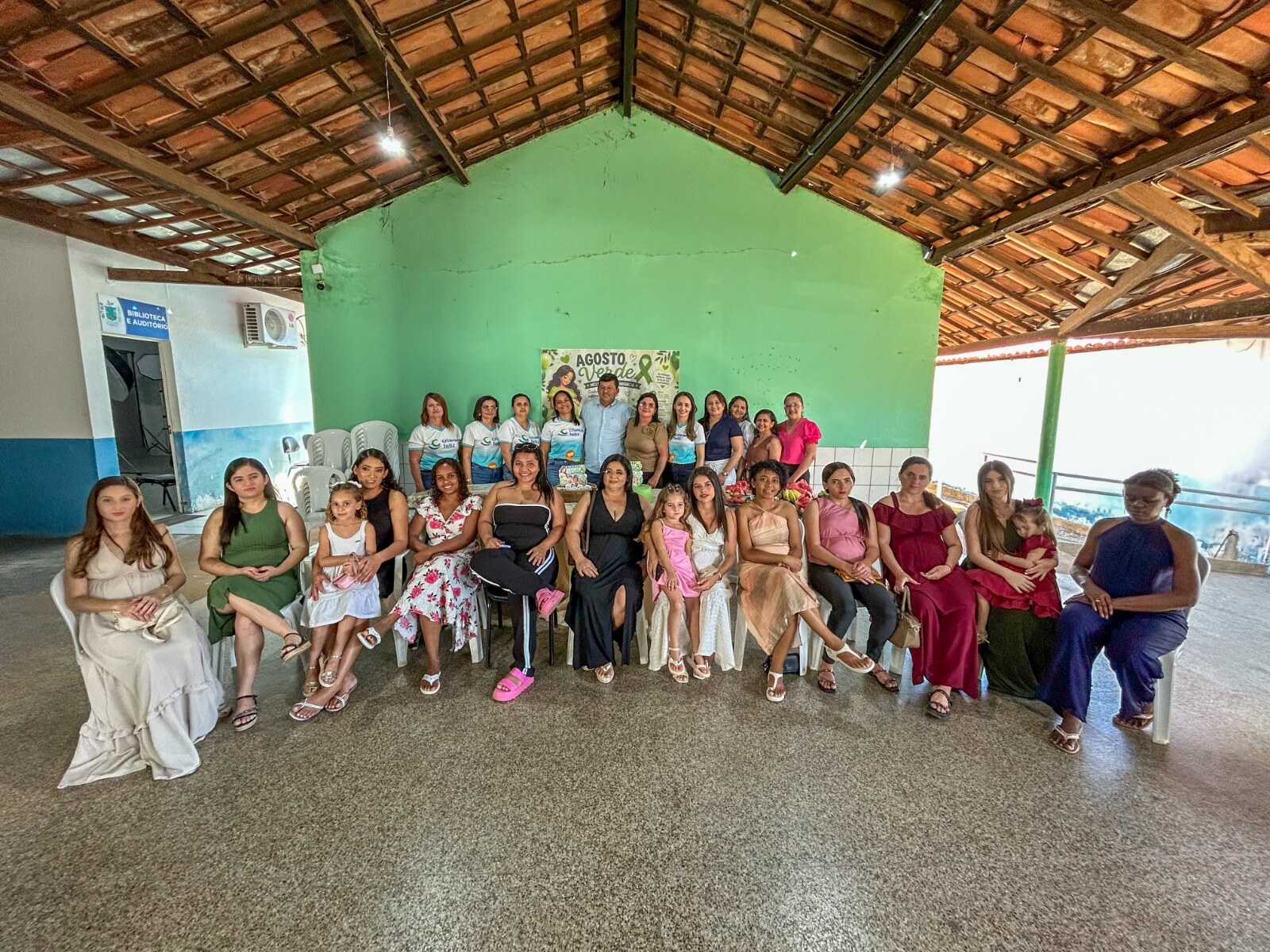 Acauã realiza palestra e ensaio fotográfico para gestantes do Criança Feliz