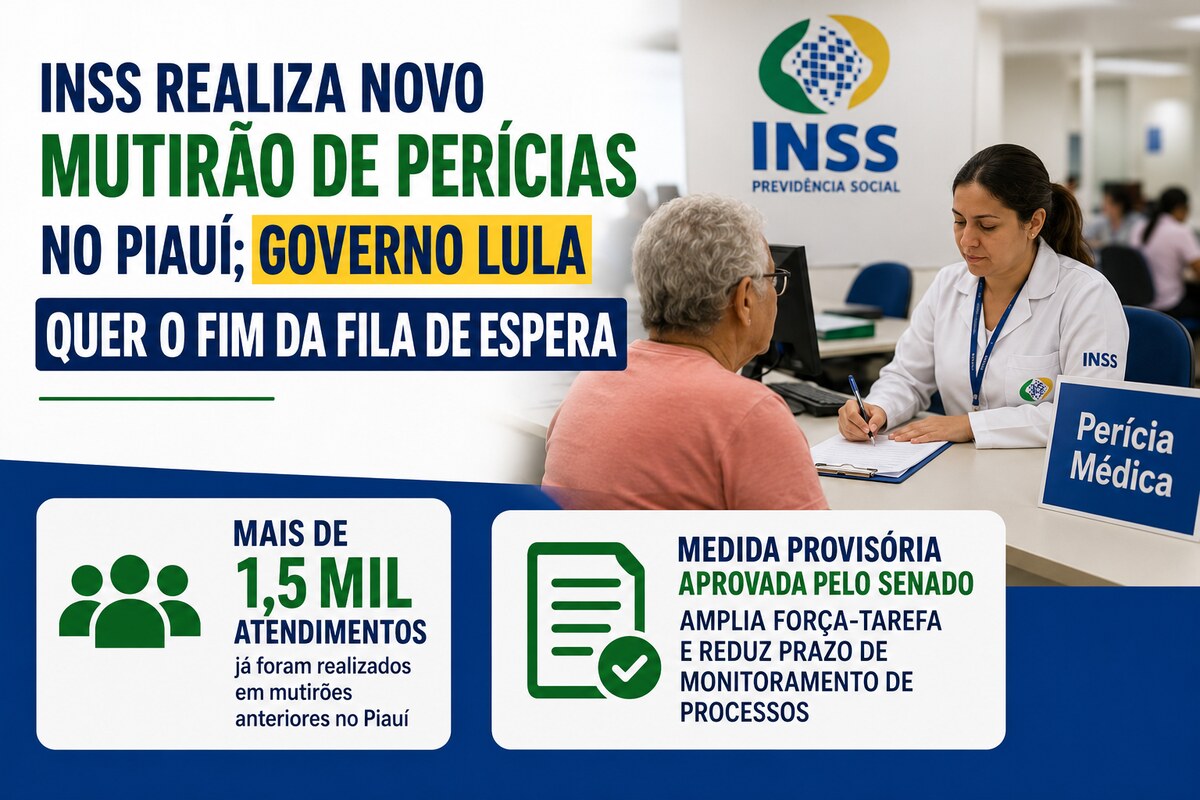 Ordem para os dirigentes e servidores do INSS é acabar a fila de espera