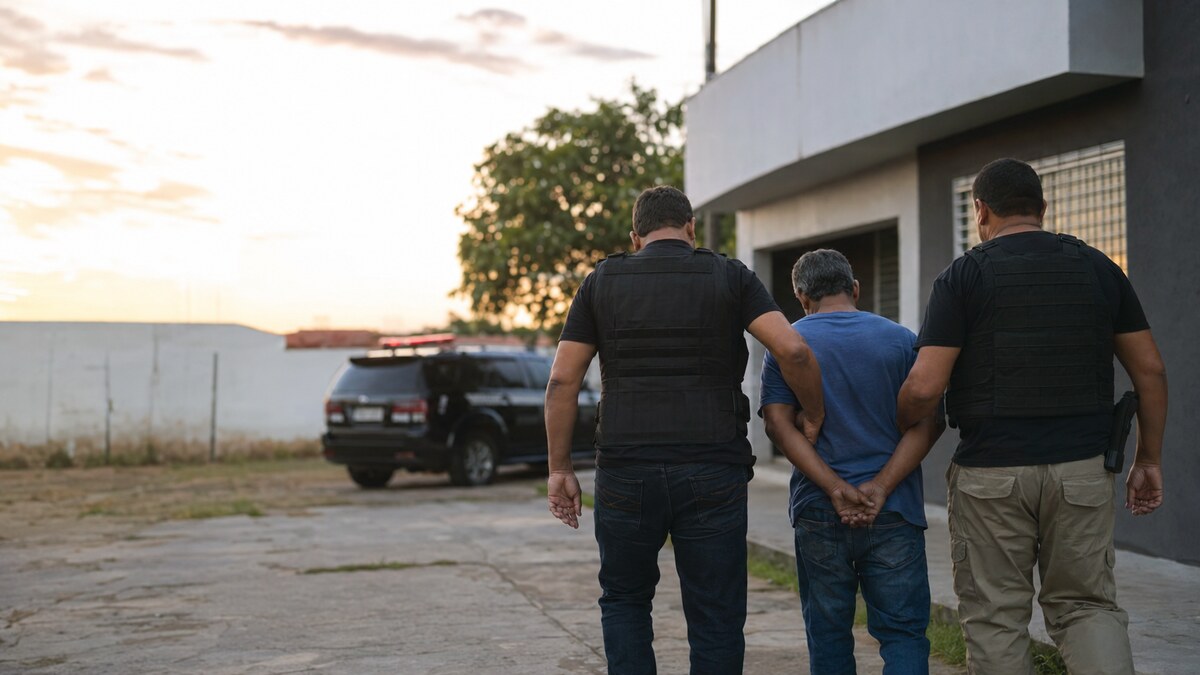 Prisão de um homem condenado a mais de 50 anos por estupro de vulnerável no Piauí.