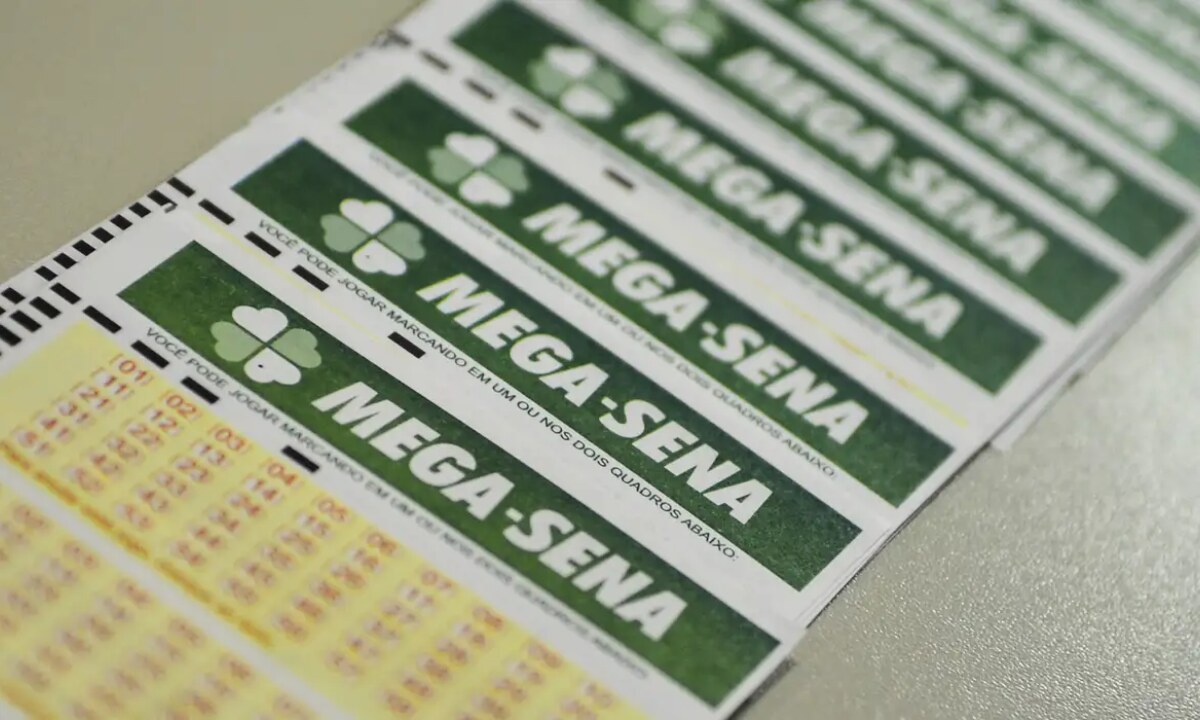 Apostas para o próximo concurso da Mega-Sena podem ser feitas até as 20h de terça-feira