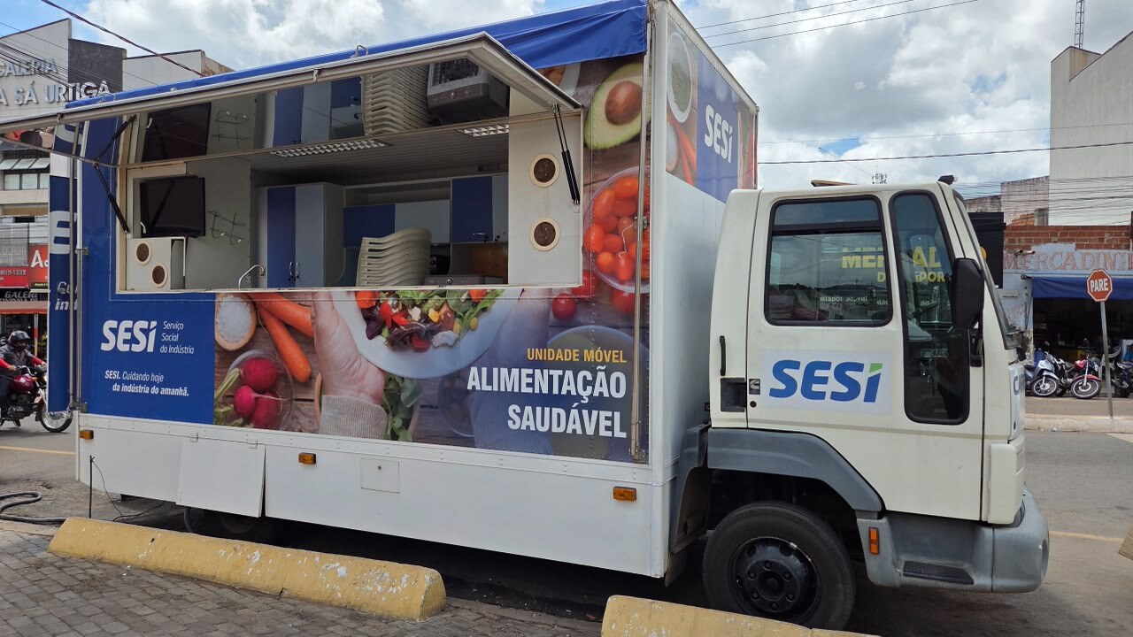 Unidade móvel do SESI receberá as turmas para as aulas práticas em Paulistana — Foto: Divulgação