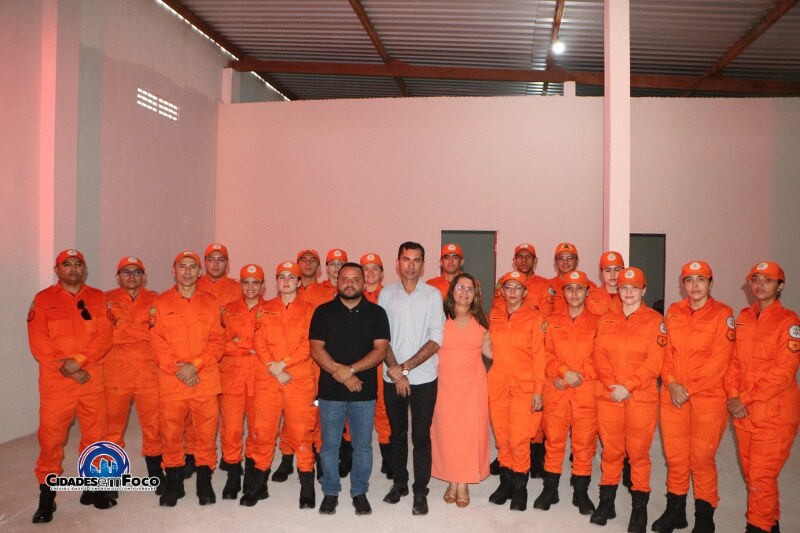 Solenidade oficializou a instalação do novo subgrupamento do Corpo de Bombeiros em Paulistana — Foto: Divulgação