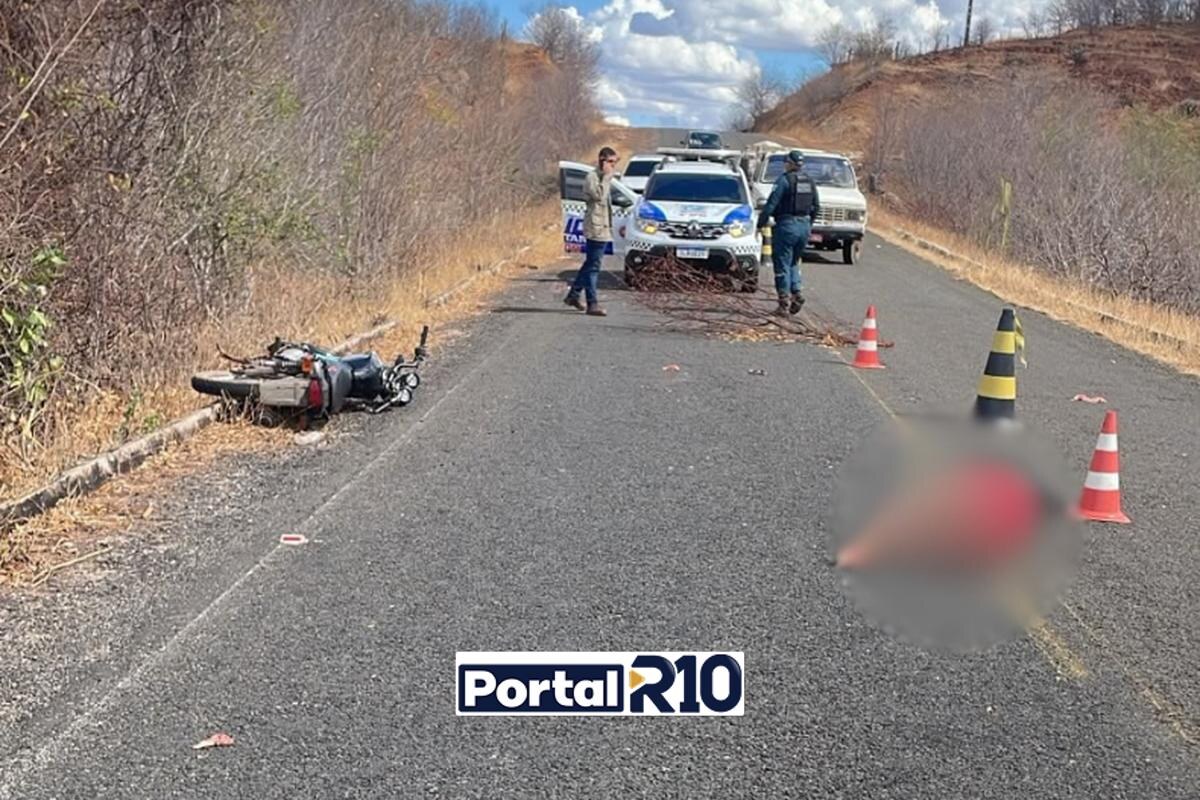Motociclista morre após colisão com caminhão em rodovia no interior do Piauí