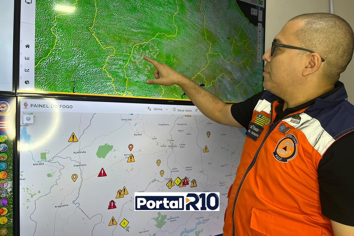 Inmet emite alerta de perigo para baixa umidade em 180 municípios do Piauí