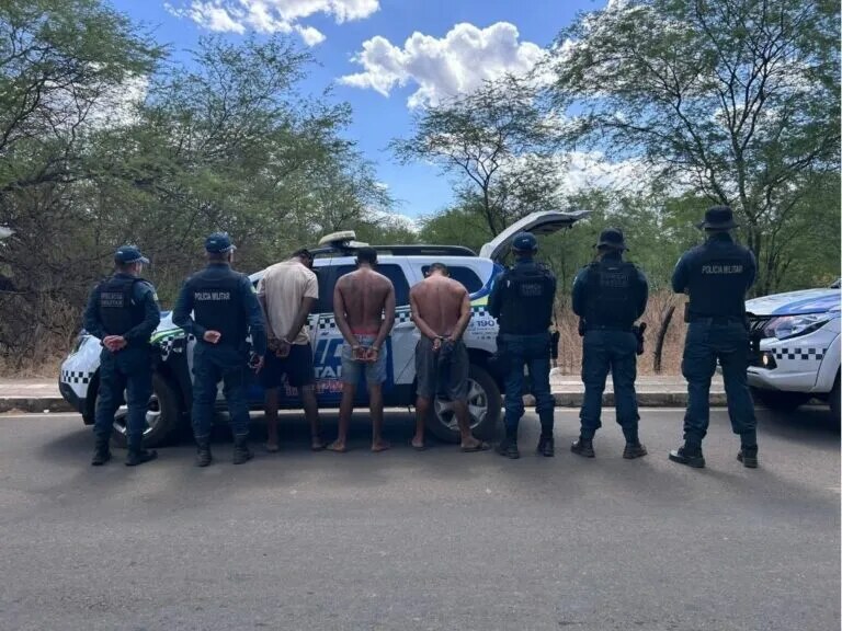 Ação policial resulta na prisão de três homens em São Raimundo Nonato