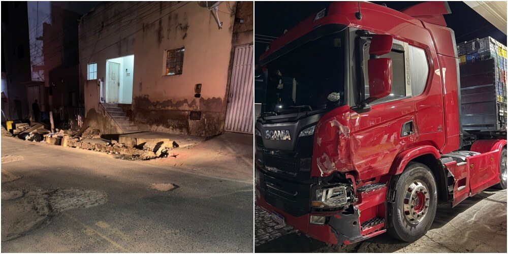 Homem ataca casal com facão e morre ao colidir com carreta na BR-407 em Paulistana