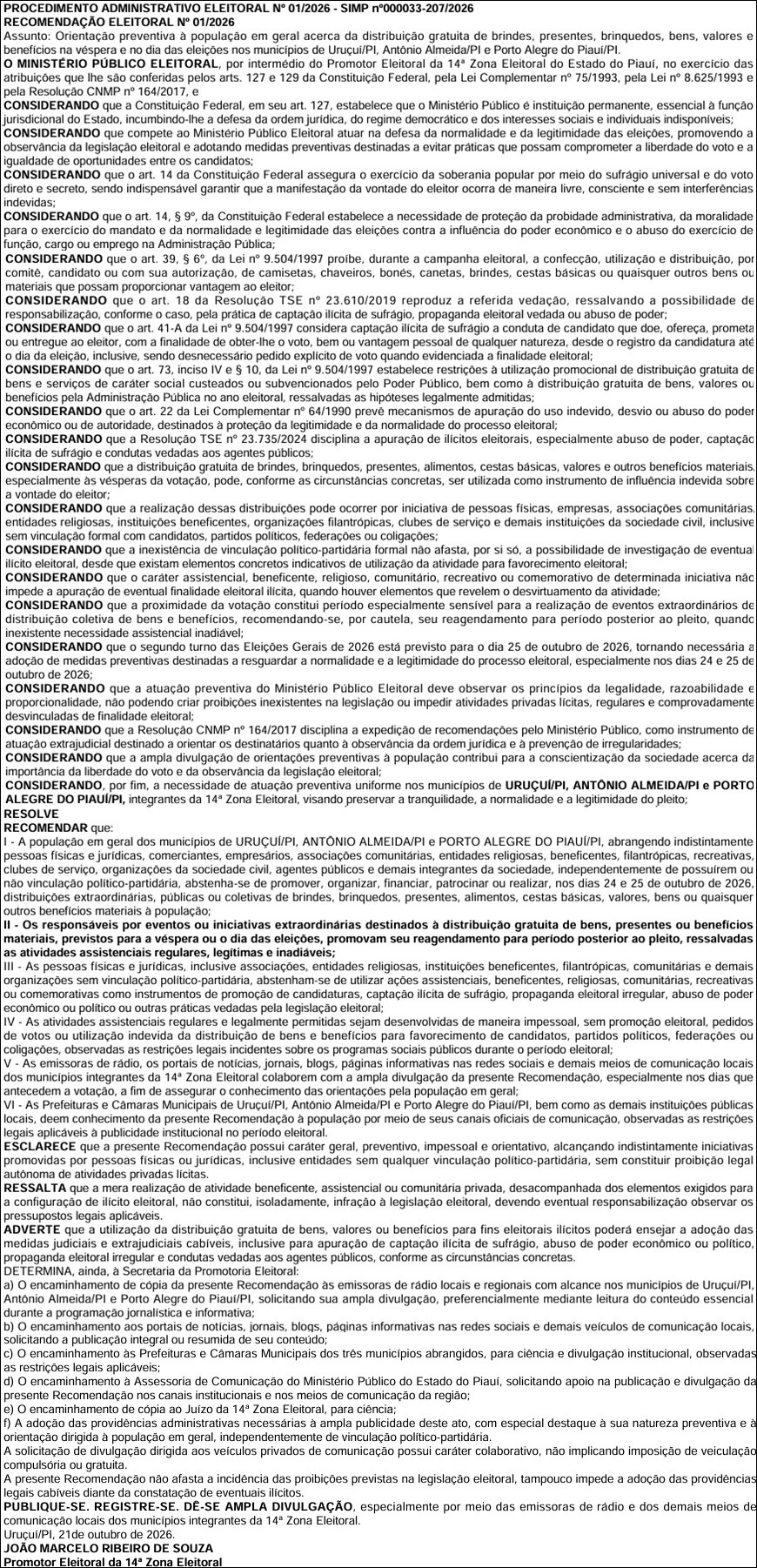 Sede do Ministério Público do Estado do Piauí